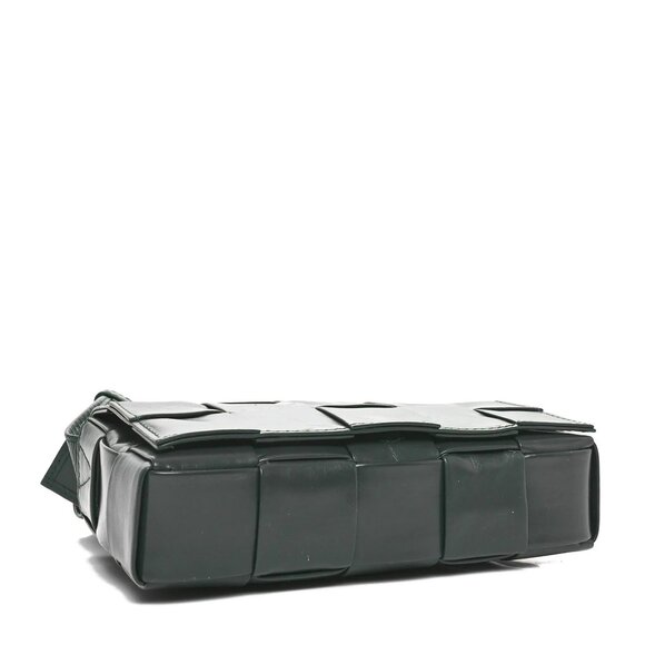 Bottega Veneta Paper Maxi Intreccio Small Cassette Crossbody Bag Raintree - Picture 3 of 7